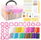 Mimoqk Arcilla para hornear, plastilina para,Juego de manualidades de modelado de arcilla para hornear | Juego de arcilla para hornear, modelo horneado, plastilina para joyas,