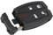 VekAuto 433MHz 5 Buttons Keyless Entry Remote Car Key Fob for Freelander 2 Auto Accessories