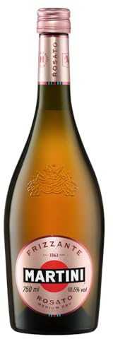 MARTINI Frizzante Rosato, 10,5 Vol.-%, 75 cl / 750 ml, Premium-Perlwein mit Noten von roten Früchten und einem Hauch frischer Säure