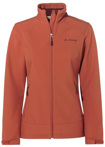 VAUDE Damen Softshell Jacke Cyclone Jacket VI, weich, warm und winddicht, wasserabweisend und atmungsaktiv, buckeye, 36