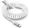 Retractable Car Charger Cord 6FT Coiled USB to USB C Fast Charging Cable Android Auto for Motorola Edge 50/Edge 40 Ultra/Moto G Stylus/G Play/G Power,Samsung Galaxy S24 Ultra A15 A55,iPhone 16 Pro Max