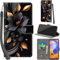 Handyhülle für Samsung Galaxy A31 Hüllen Premium Leder Case Klappbar Wallet Magnet Kartenfach Standfunktion Schutzhülle kompatibel mit Samsung A31 Cover,Blumen