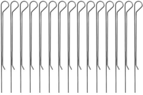 EMSea 15 Stück 11 Cm Multifunktionale Dochthalter aus Metall Docht-Zentrierwerkzeug Geeignet für die KerzenDherstellung Kerzen-DIY-Zubehör Splitter 15 Stück 11 Cm Multifunktionale
