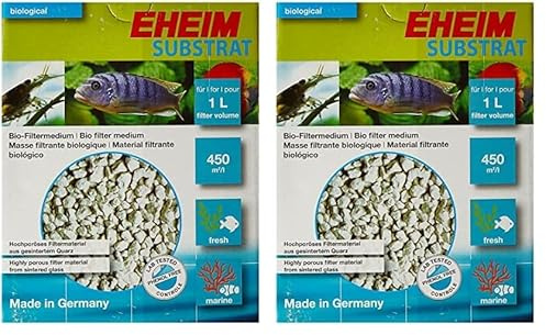 Eheim Substrat, biologisches Filtermedium, 1 l (Packung mit 2)