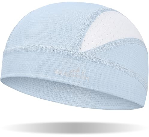 GXCROR Fahrrad Cap, Kühlende Skull Cycling Cap - Atmungsaktive Mesh, UV Sonnenschutz, Unter Helm Tragbar für Männer & Frauen