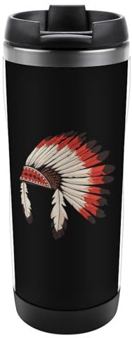 Vasos americanos con tapa, taza de café de acero inoxidable, taza de café aislada para casa, oficina, viajes