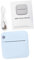 HOMSFOU 1 Set Wireless Pocket Label Printer Professional Thermal Printing Machine for Text Barcodes Photos Rechargeable Multi Language Support for Home Office Study Use