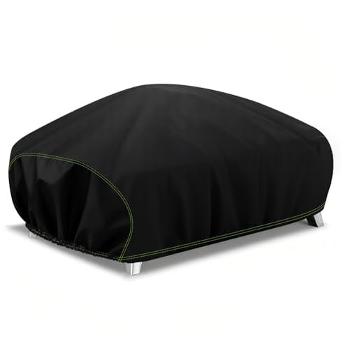 VDISSR Grillabdeckung Wetterfest für Weber Q1000/Q1200/Q1400, 600D Oxford Grill Abdeckung wetterfest für Enders URBAN, URBAN PRO, Explorer, Explorer PRO Abdeckung Elektrogrill 70x47x32cm