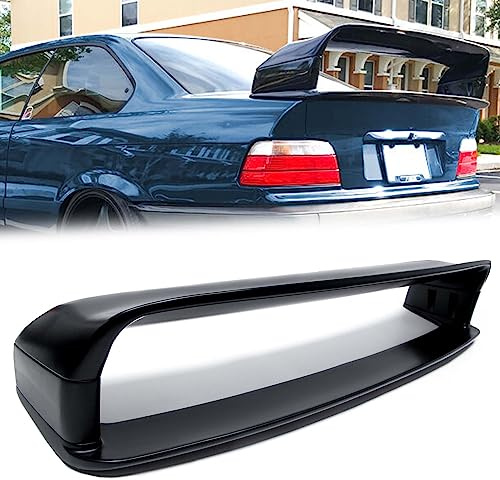 Schwarz Matt GT Class 2 Stil Spoiler Heckspoiler Heck Lippe Heckflügel für BMW 3er E36 318i 320i 325i Limo Coupe 1990-1999