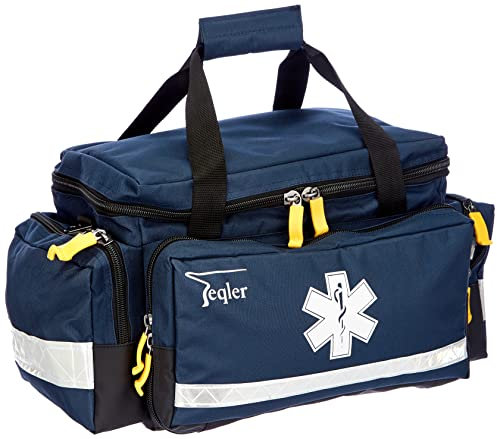 Teqler T-131064BL Rettungstasche Lüttich aus wasserabweisendem, Nylon, groß, 51 cm x 26 cm x 31 cm