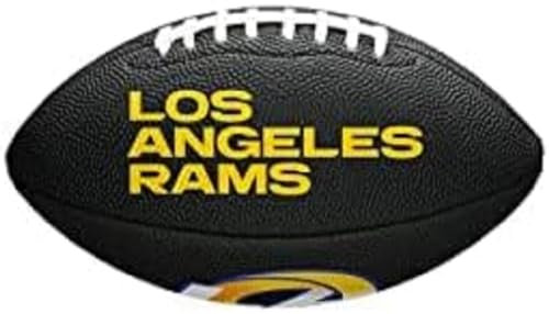 Wilson Unisex-Youth Mini NFL Team Soft Touch Ball, L.A. Rams