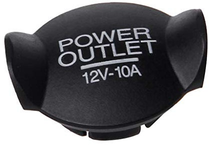 Freshsell Abdeckkappe für Zigarettenanzünder, 21 mm, 22 mm, 12 V, Polypropylen, Schwarz, 1 Stück