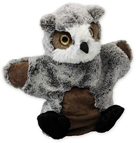 Inware 6097 - Handpuppe Eule Olbi, 22 cm