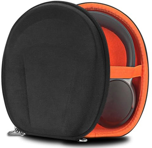 Geekria Shield - Custodia per cuffie compatibile con Bose QC, QCUltra, QC45, 700, QC35Gaming, QC35II, QC35, QC25, Custodia rigida di ricambio con custodia per cavi (nero)