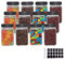 YBCPACK 12 Pack 12 oz Plastic Sweet Jars With Lids, Extra Labels, 1 Pen, Clear PET Seal Jar for Food Storage,Wide Opening Storage jar For Dry Food, Peanut, Powder, Kitchen & Craft Storage