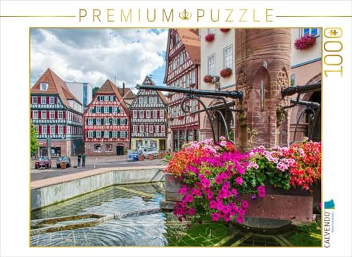 CALVENDO Puzzle Badehaus an der Nagold | 1000 Teile Lege-Größe 64 x 48 cm Foto-Puzzle für glückliche Stunden