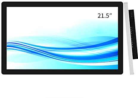 GreenTouch 21.5 Inch 10 Points True Flat Touch Open Frame Touch Monitor Desktop or Wall Mountable Multi Point Touch 1920x1080