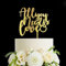 All You Need Is Love Cake Topper, Wedding Cake Topper ,Rehearsal Cake Topper,Anniversary Cake Topper,Best Wedding Party Supplies (All You Need Is Love), Gold