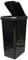 Easy Shopping 45 Litre 45L TOUCH & LIFT Kitchen Bin Rectangle Kitchen Office Bin 45L Capacity Touch Release Mechanism Durable Plastic Swing Waste Rubbish Recycle Rectangle Bin (Black)