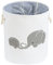 INough Large Kids Hampers for Laundry Elephant Laundry Hamper Kids Canvas Hampers for Laundry for Girls, Laundry Basket, Toddler Laundry Hamper Kids for Baby Room, Livingroom, Kidsroom, Play Room
