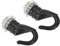 YOKIVE 2pz Lega M10 Soffitto Gancio, Placca galvanica Pendente Infissi Appendiabiti | Sospeso Lampadario Leggero, Ottimo per Casa (Nero, 0.91x1.22)