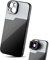 MOJOGEAR 17mm lens case for iPhone 13 – Thread for macro lens, telephoto lens, anamorphic lens or DOF adapter – Sturdy case – Black/Gray