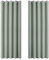 PONY DANCE Blackout Bedroom Curtains - Sage Green 54 Inch Drop Eyelet Curtains & Drapes Thermal Insulated Room Darkening Panels for Living Room, 66 x 54 Inches, 2 Panels