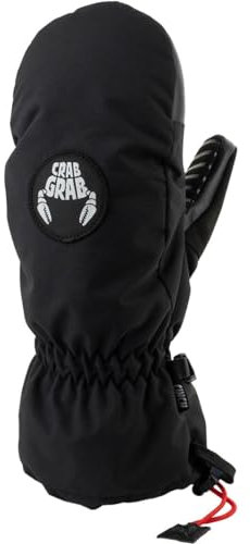 Crab Grab Cinch Mitten - Kids', Black, M