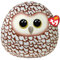 TY Whoolie Owl Squish a Boo 14 Inches - Squishy Beanies for Kids, Baby Soft Plush Toys - Collectible Cuddly Stuffed Teddy
