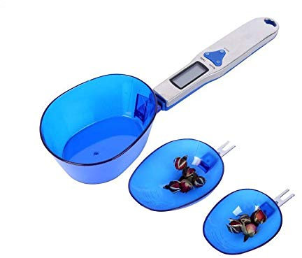 Báscula de alimentos Báscula de cocina, herramientas de cocina LCD Digital Volumn Básculas de alimentos Cuchara electrónica portátil Báscula de cucharón Pesas Herramienta para pasteles. Escamas