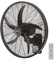 EDM Ventilador de Pared 33521 Negro 100 W Ø 45 cm