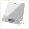 LITTLE BALANCE 8708 Happy Genius 10 Silver, Balance de cuisine sans pile, rechargeable USB-C, Réparable, 10 kg, Silver