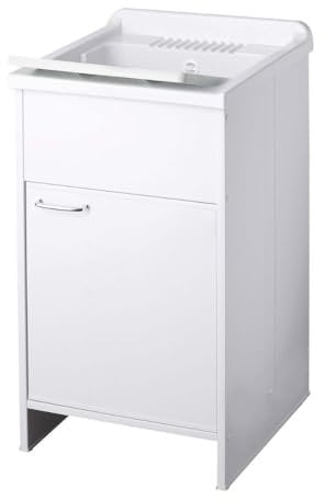 Mueble lavabo PVC blanco 45x50 cm - Laden