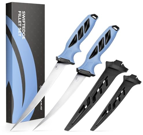 Calamus Swift Fillet Knife Set, 7 & 9 Fillet Knife, Fishing Gear