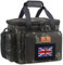 Lunch Bag for Men, Tactical lunch Bag, Reusable Waterproof Leakproof Insulated Lunch Box for Adults Men Work Picnic Outdoor Day trips Camping, 12L Camo black flag
