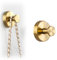 Xikangshun Suction Hooks for Bathroom, Vacuum Suction Cup Hooks Holder 304 Stainless Steel Waterproof Suctions Cup Hook, No Hole Required (Gold, 1)