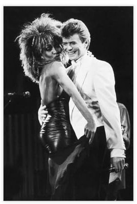KJUFE Poster Tina Sänger, Turner und David Sänger Bowie, 1 Leinwand-Poster, Schlafzimmerdekoration, Landschaft, Büro, Raumdekoration, Geschenk, 20 x 30 cm