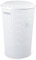 Acan Tradineur - Cesto Rattan Redondo para Ropa Sucia con Tapa y Asas, pongotodo de plástico, Cubo para Colada, imitación de Mimbre, Fabricado en España (Blanco - 51 litros - 61 x 40 cm)