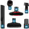 6PCS Vacuum Cleaner Accessories Set Compatible with Henry Shark Hoover Attachments & Other Vacuums Including 2 in 1 Nozzle/Flat Suction/PP Hair Brush/Sofa Brush/Round Horsehair Brush & Adapter