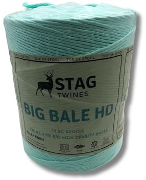 Stag Big Bale HD Twine - 1 Big Reel 1,465m (4,800ft) 280KG Knot Strength/Waste Balers & Compactors