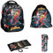Paso Ensemble d'école 4 pièces : sac à dos d'écolier + sac de gym + trousse à crayons + portefeuille - Spider-Man