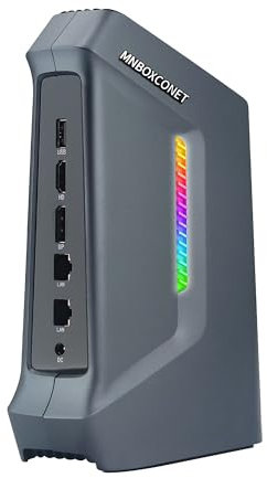 MNBOXCONET Mini PC AI Core Ultra 5 125H(14T/18C), Win 11 Pro Micro Gaming PC 16GB RAM 512GB NVMe SSD, Small Office Computer 40Gbps USB C, Wifi6/BT5.2, Triple Display, 2 x 2.5Gbe LAN