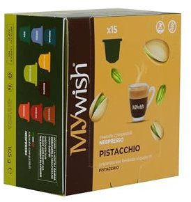 30 CAPSULE AL PISTACCHIO MY WISH COMPATIBILE CON NESPRESSO