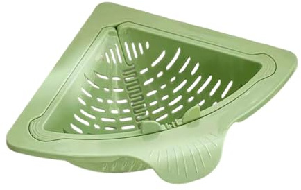 Sucritude Sink Strainer Basket - Magnetic Corner Sponge Holder | Corner Sink Strainer Kitchen Food Catcher,for Garbage Disposal Fruit Washing Home Apartment Restaurant Family
