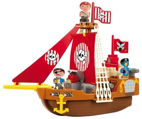 Barco Pirata Abrick ( Ecoiffier 30230), para Niños, unisex