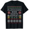 Lustiges Darts Ugly Christmas Outfit Geschenk Dartspieler T-Shirt