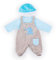Bayer Design 84676AA Puppenkleidung, Puppenoutfit 40-46 cm, mehrteilige Puppenanziehsachen, Puppenzubehör