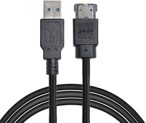 Cablecc USB 3.0 vers Power Over eSATA DC5V Adaptateur USB2.0 vers HDD/SSD/Odd eSATAp Converter