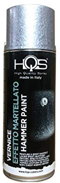 Bombe de peinture argent martele - HQS - Haute qualité - 400ml