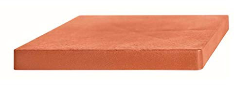Prosperplast Mobile Platform Square Plataforma movil para macetas plastico Cuadrada con 4 Ruedas 29,2 x 29,2 x 4 cm en Color Terracota, pequeño